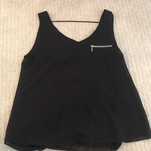 Cute casual black top